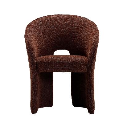 ansar dining chair - moss brown