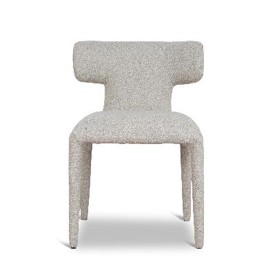 set of 2 - solenne dining chair - oatmeal beige