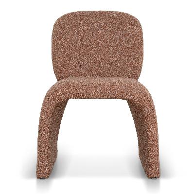 set of 2 - ardelle dining chair - terracotta brown