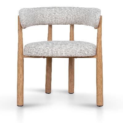 set of 2 - delvaux natural dining chair - kalunfu beige