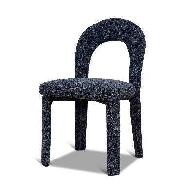 set of 2 - soreta blue sand dining chair - moss navy