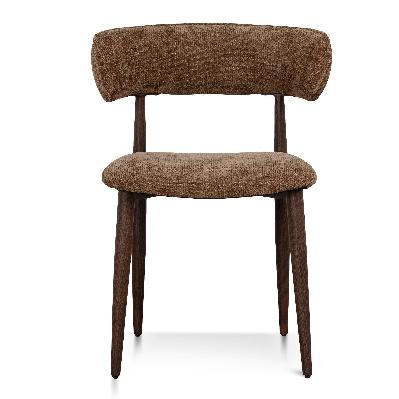 set of 2 - dirvyn walnut dining chair - lila nutmeg