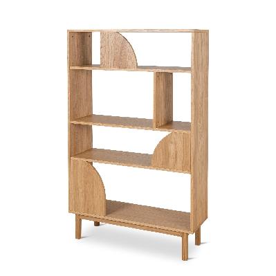 adone 1.6m (h) book shelf - natural