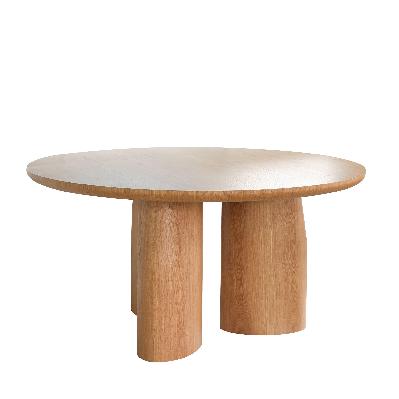 nobu 1.5m round dining table - natural