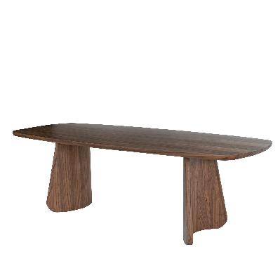 zuna 2.4m dining table - walnut