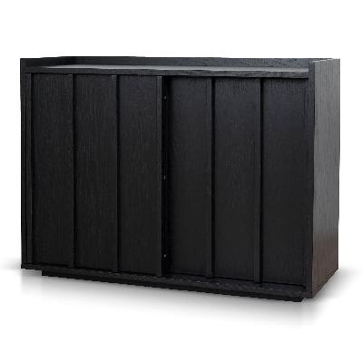 kobus 100cm sideboard unit - full black