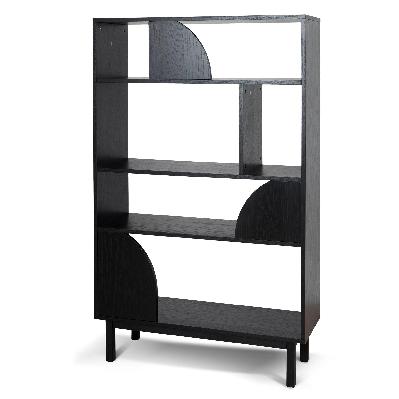 adone 1.6m (h) book shelf - full black