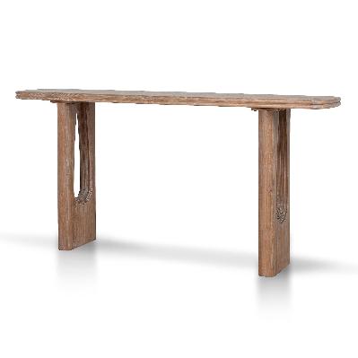 auralin 1.6m console table - natural
