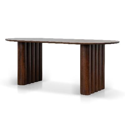 valencia 2m dining table - walnut