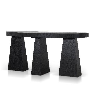 arvino 1.7m console table - full black