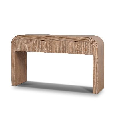 savero 1.4m console table - natural