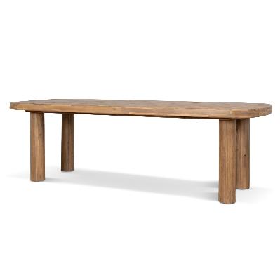 thoren 2.5m outdoor dining table - natural