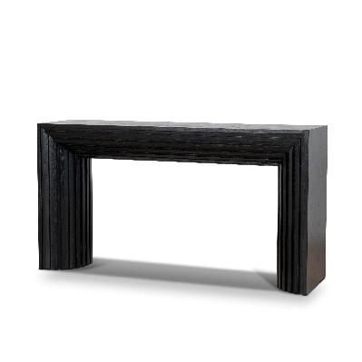 eldric 1.5m console table - black