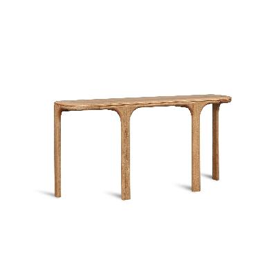 almero 1.5m messmate console table - natural
