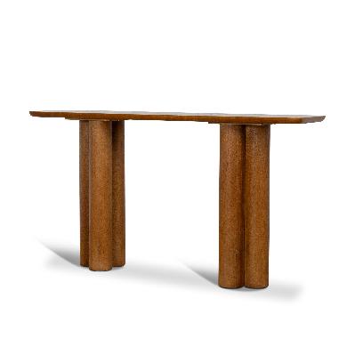 imogen 1.6m console table - brown