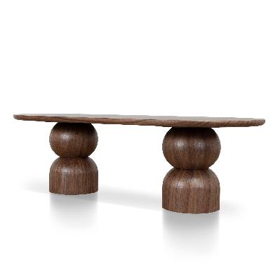 elemental 2.5m dining table - walnut