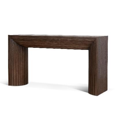 eldric 1.5m console table - walnut