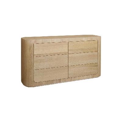 navin 1.6m dresser unit - dusty oak