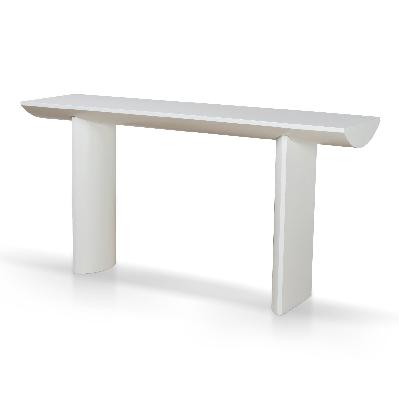 torild 1.6m console table - white oak