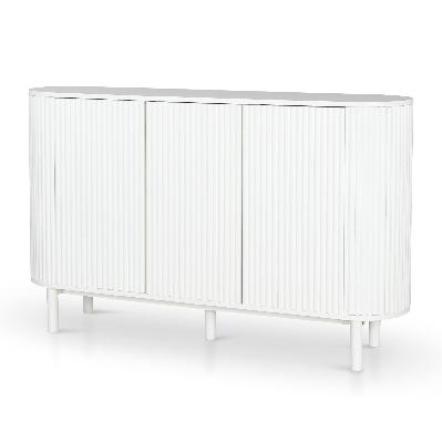 melita 1.6m sideboard unit - full white
