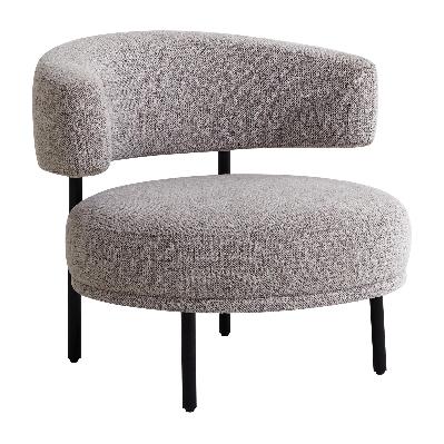 niva fabric armchair - mountain grey