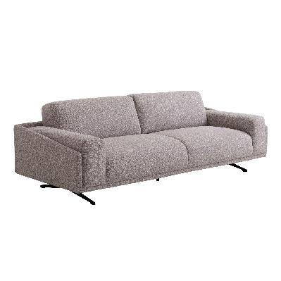 marat 3 seater fabric sofa - dusty grey