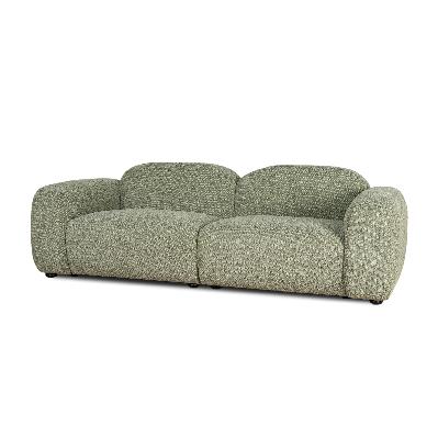 soma 3 seater sofa - coral light green