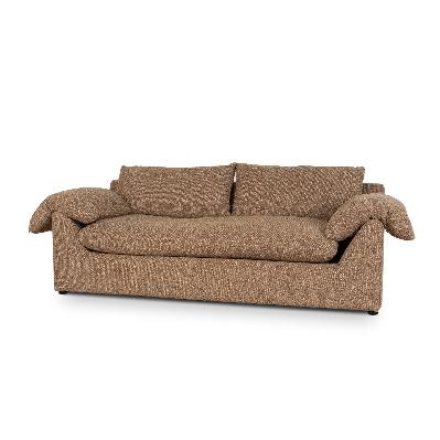 horizon 3 seater sofa - almond brown
