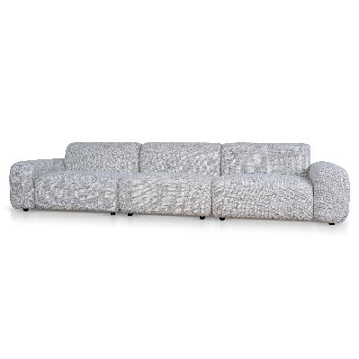 santorini 4 seater sofa - fog grey