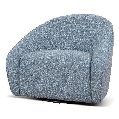 avila armchair - light navy blue