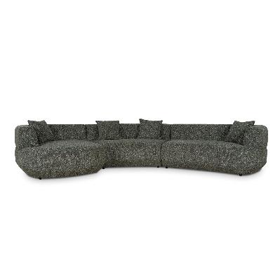 roly modular right chaise sofa - canopy green