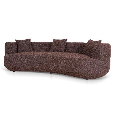 roly 3 seater sofa - moss brown
