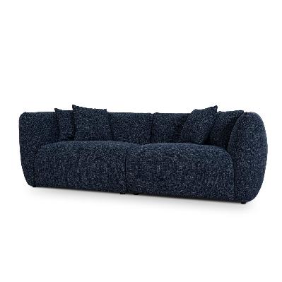 avelon 3 seater sofa - moss navy