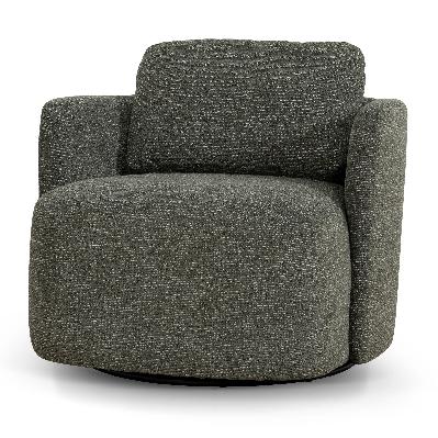milo swivel armchair - canopy green