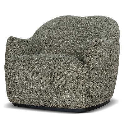 alvis fabric armchair - sea green