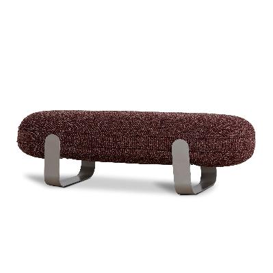 callistia 1.5m long bench seat - autumn red