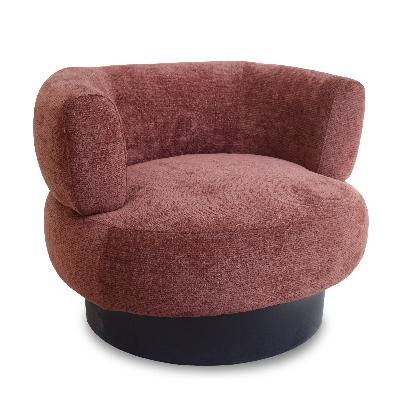 lyris armchair - lila burgundy
