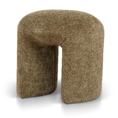 everet round ottoman - lila olive