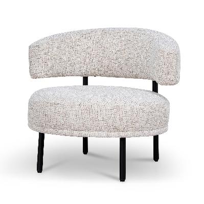 niva armchair - honeycomb white