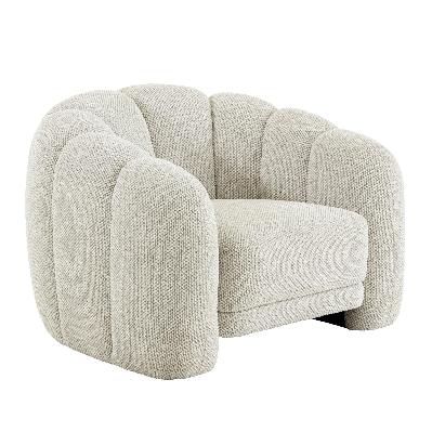 alvyn armchair - woven ivory