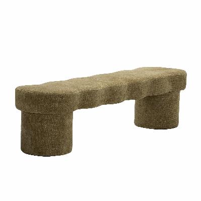 avalin 1.6m ottoman bench - lila olive