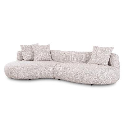 cosimo left chaise sofa - verona ivory