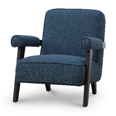latasha armchair - dark blue 