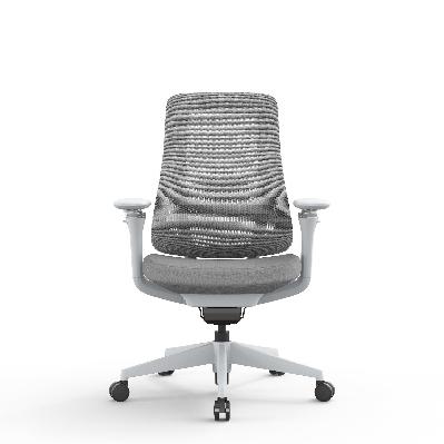 sevanto mesh office chair - light grey