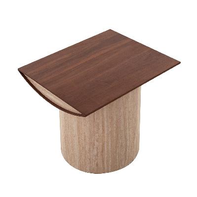 dorit side table - walnut