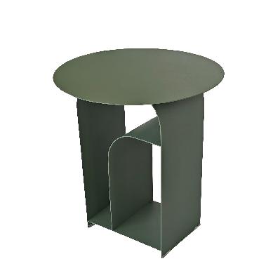 orrica 38cm round side table - sage green