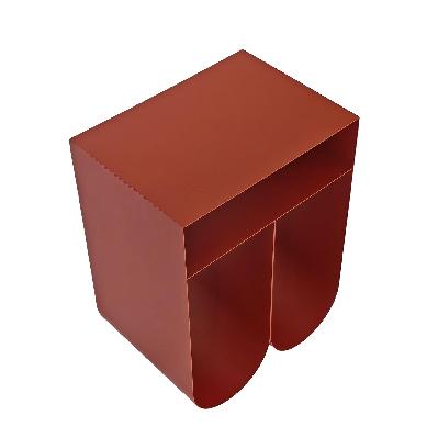 vionta 35.5cm side table - burgundy red