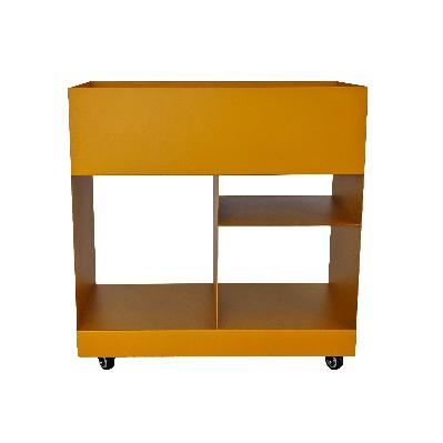 breska 60cm side table - sandy mustard