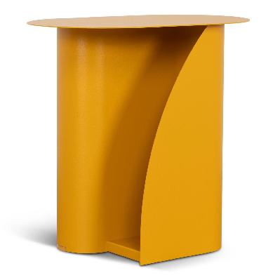 vetra 50cm side table - sandy mustard