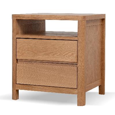 thomas 50cm bedside table - natural
